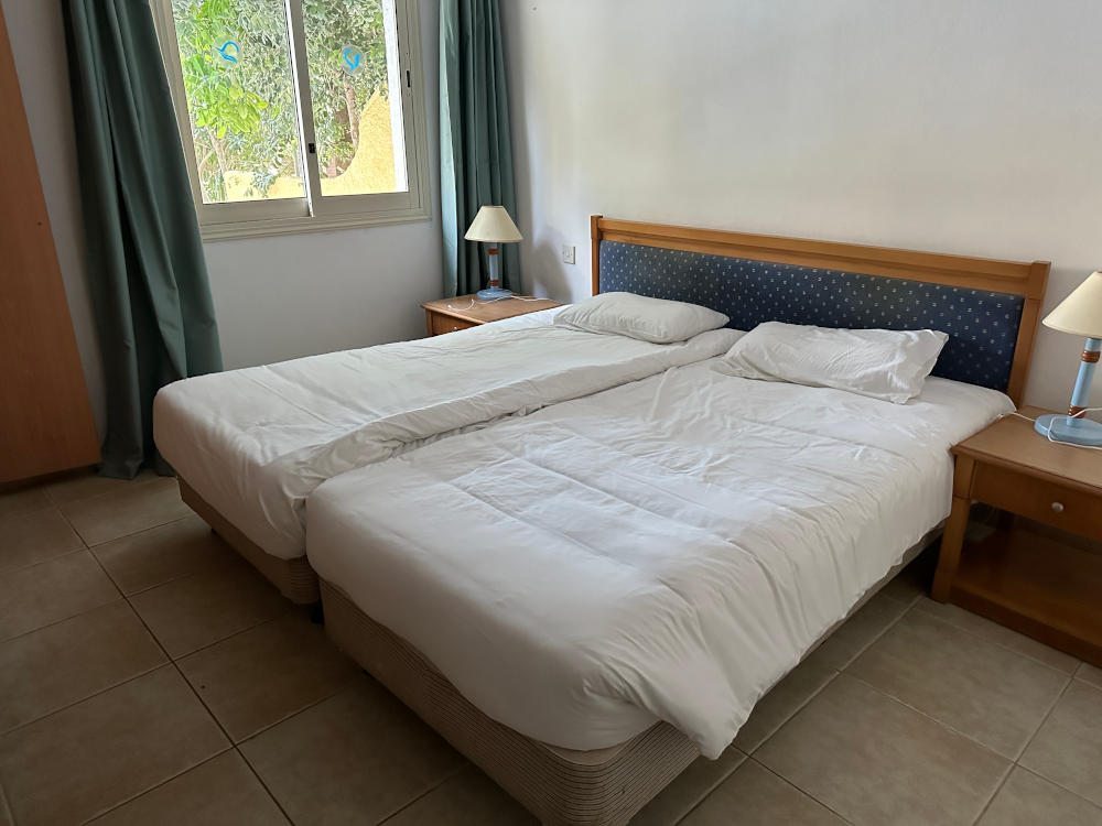 Uncomfortable beds at Paphos Gardens Holiday Resort in Cyprus